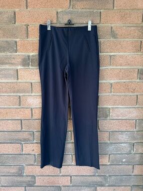 Briggs New York Navy Straight-Leg Dress Trousers Size 4 Petite